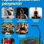 Батут "PERFETTO SPORT FITNESS" 48" диаметр 125 см зелёный PS-547-G